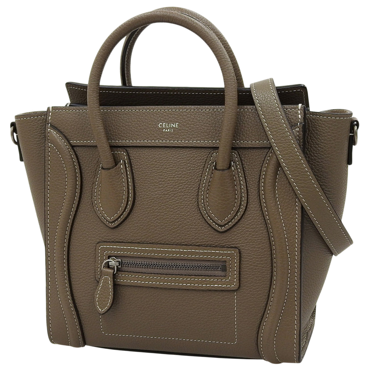 ラゲージ ナノショッパー ドラムドカーフスキン スリ 189243DRU.09SO