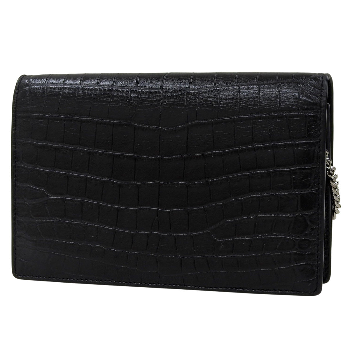 ケイト チェーンウォレット レザー ブラック 452159