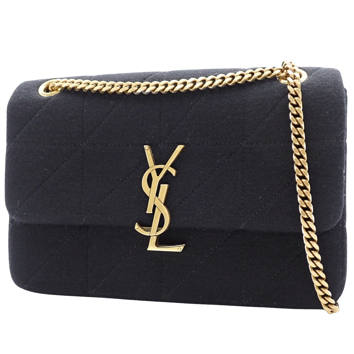 ジェイミー チェーンショルダーバッグ コットン ブラック 634820