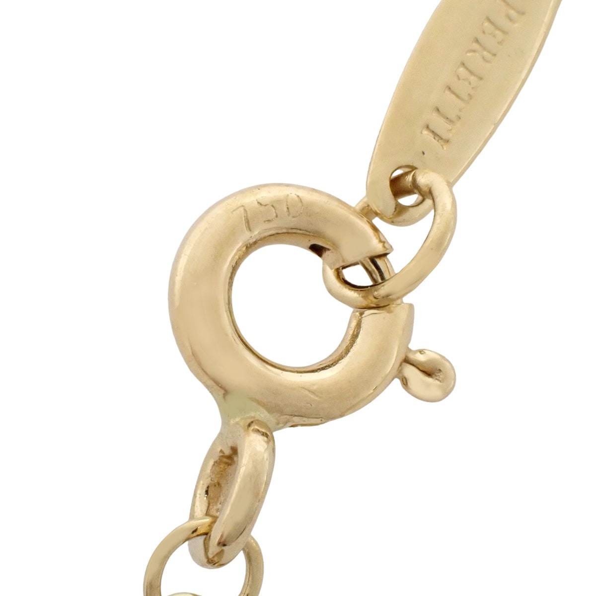 バイザヤード ドロップ ダイヤモンド ペンダント K18YG 2.2g