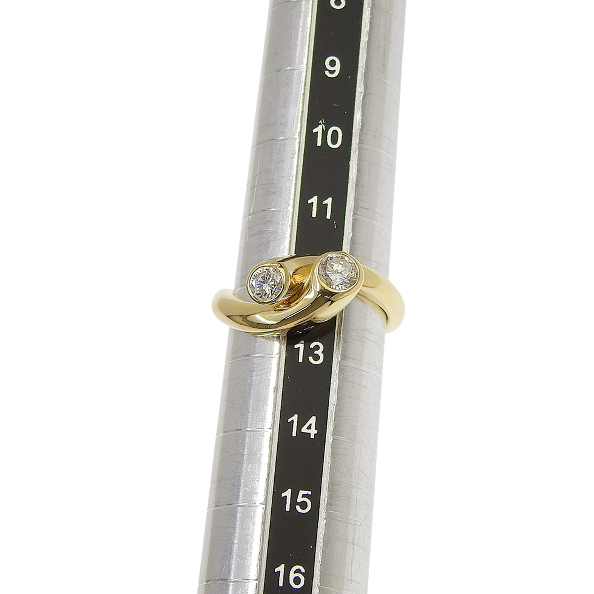 ダイヤモンド リング D0.50 K18YG 5.6g