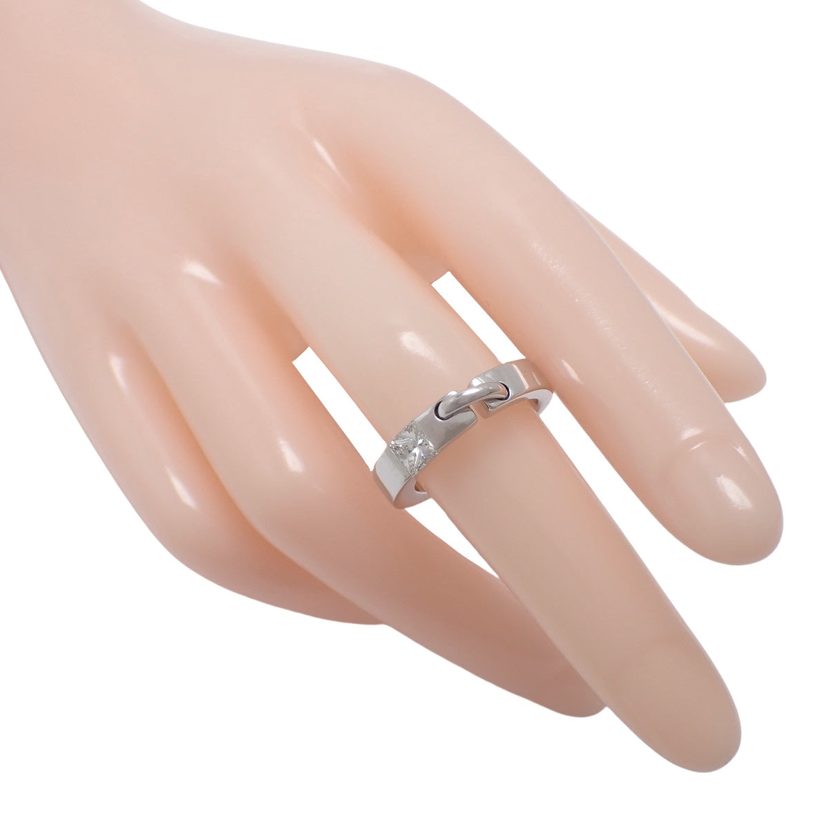 リアン リング ダイヤモンド ホワイトゴールド K18WG 8.2g