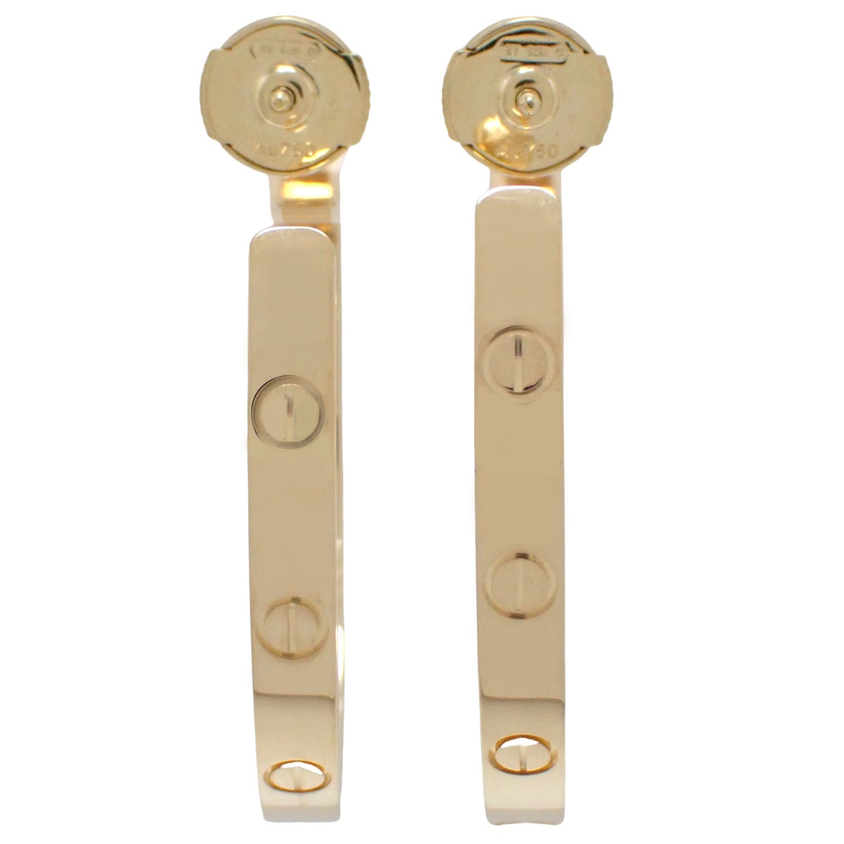 LOVE 耳环，大号，黄金 (YG)