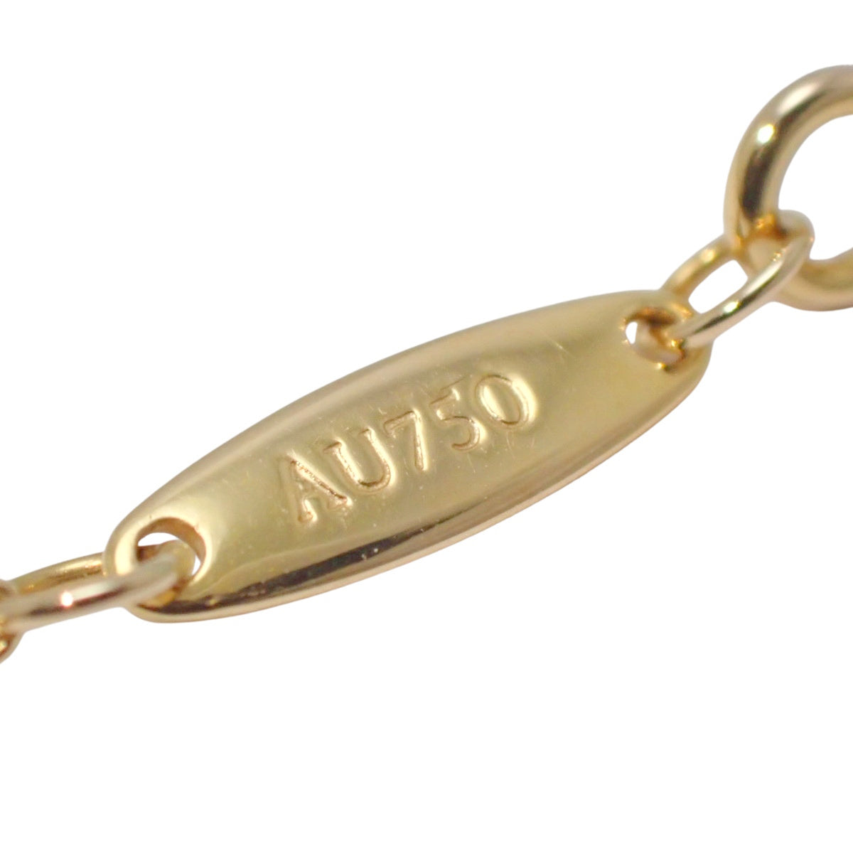 バイザヤード シングル ダイヤモンド ペンダント D0.23 K18YG 1.9g