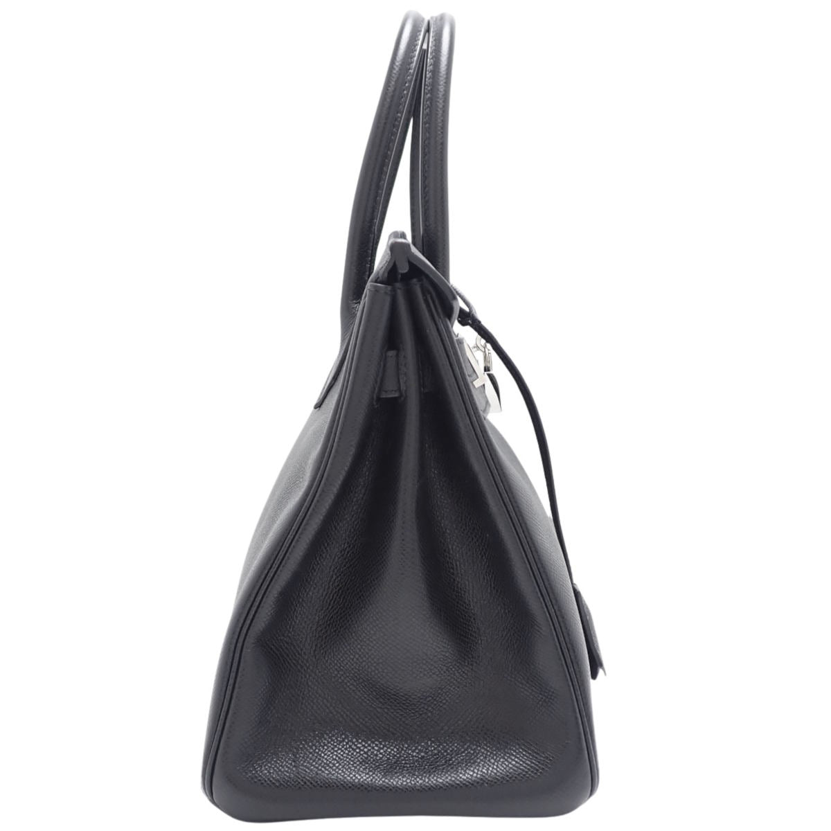 Birkin 30, Epsom leather, palladium hardware, black, K stamp