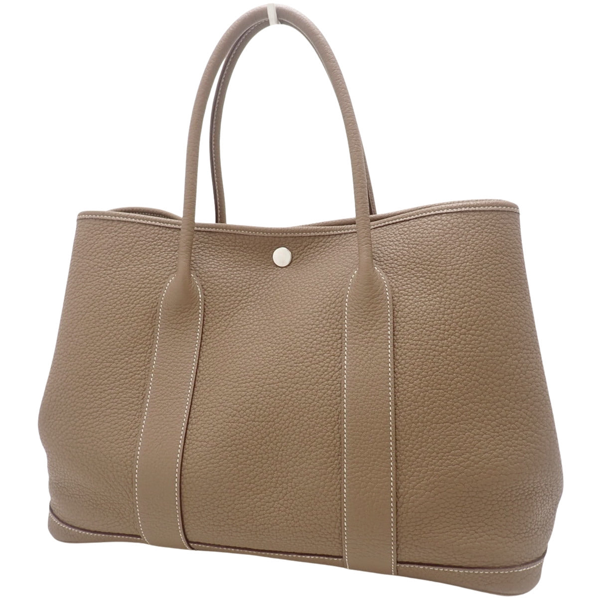 Garden Party PM Negonda Etoupe/Etoupe Silver Hardware C Stamp