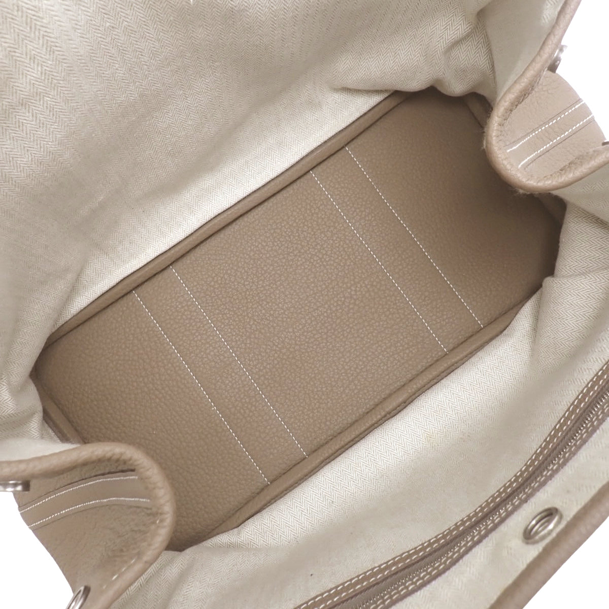 Garden Party PM Negonda Etoupe/Etoupe Silver Hardware C Stamp