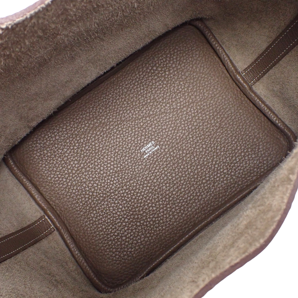 ピコタンロックMM トリヨンクレマンス パラジウム金具 エトゥープ Y刻印