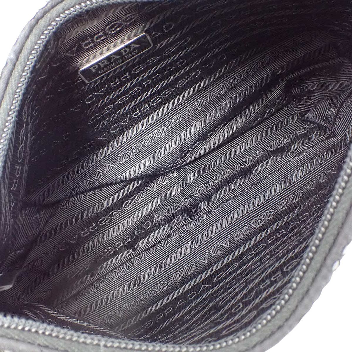 Re-Edition 2000 Mini Bag Sequined NERO 1NE515