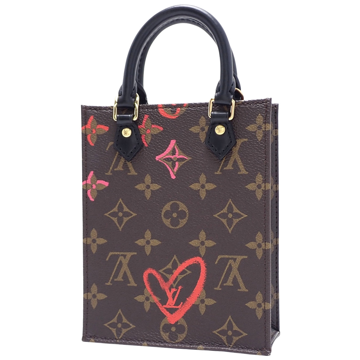 モノグラム プティット・サックプラ フォーリンラブ ブラウン M80839