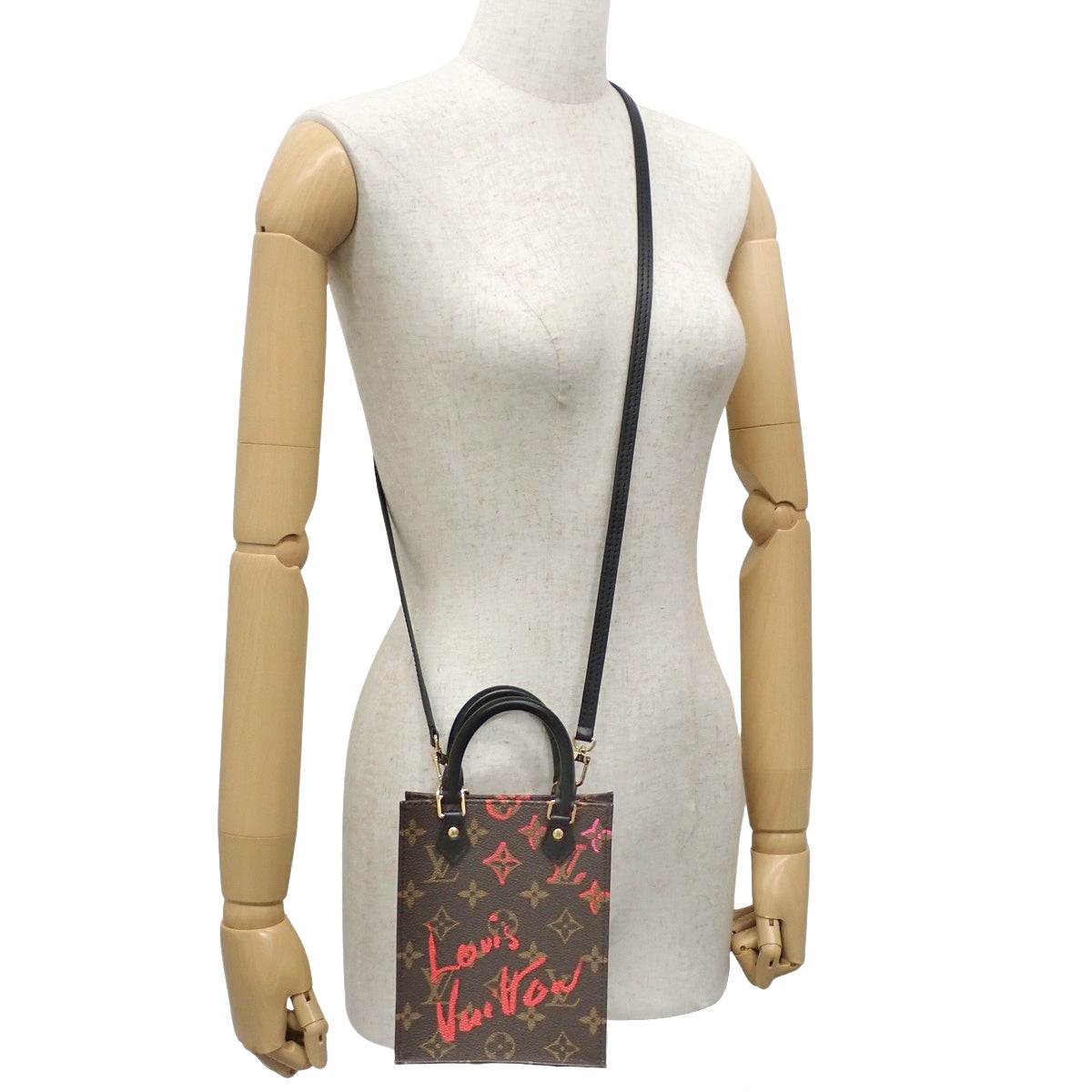 モノグラム プティット・サックプラ フォーリンラブ ブラウン M80839