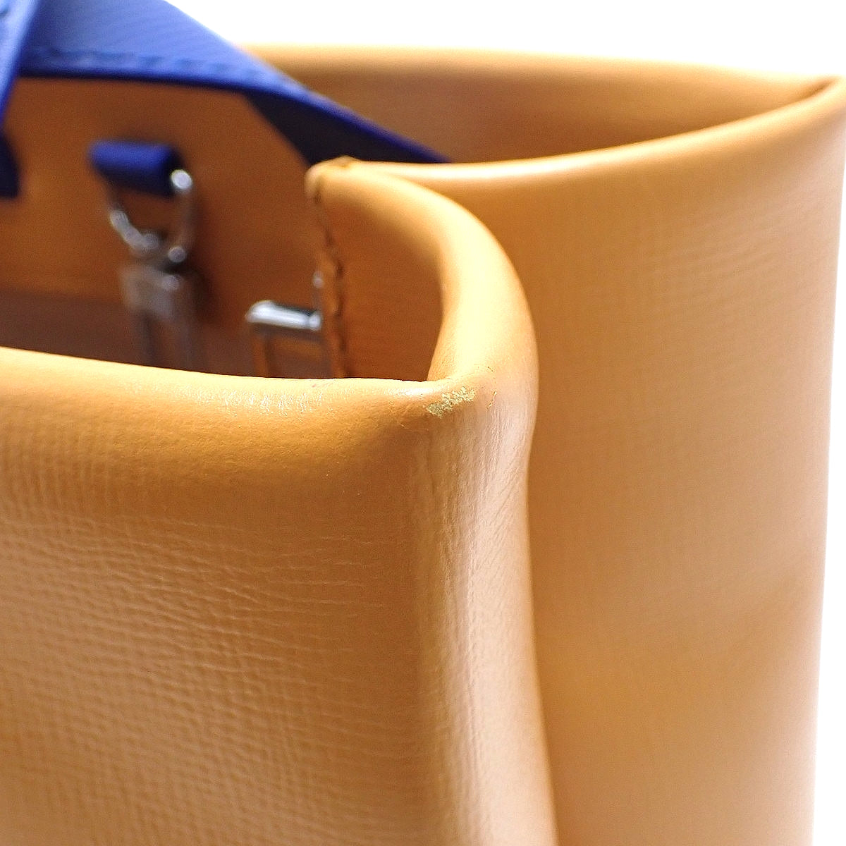 ショッパー トート MINI カーフ サフラン M15237