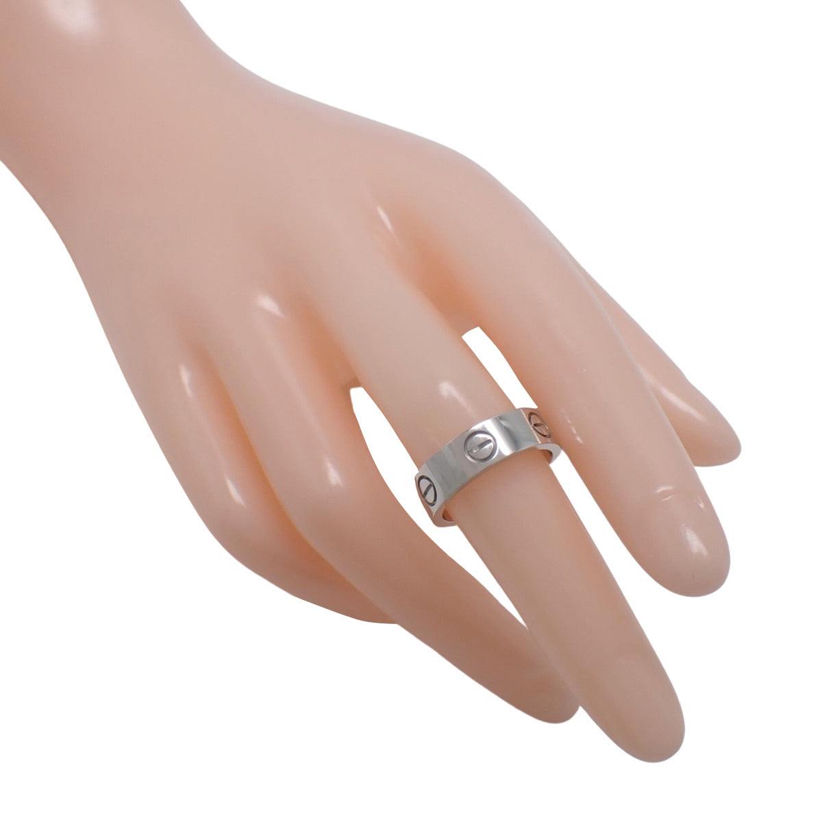 LOVE 戒指 经典款 白金 K18WG 50号 7.0克