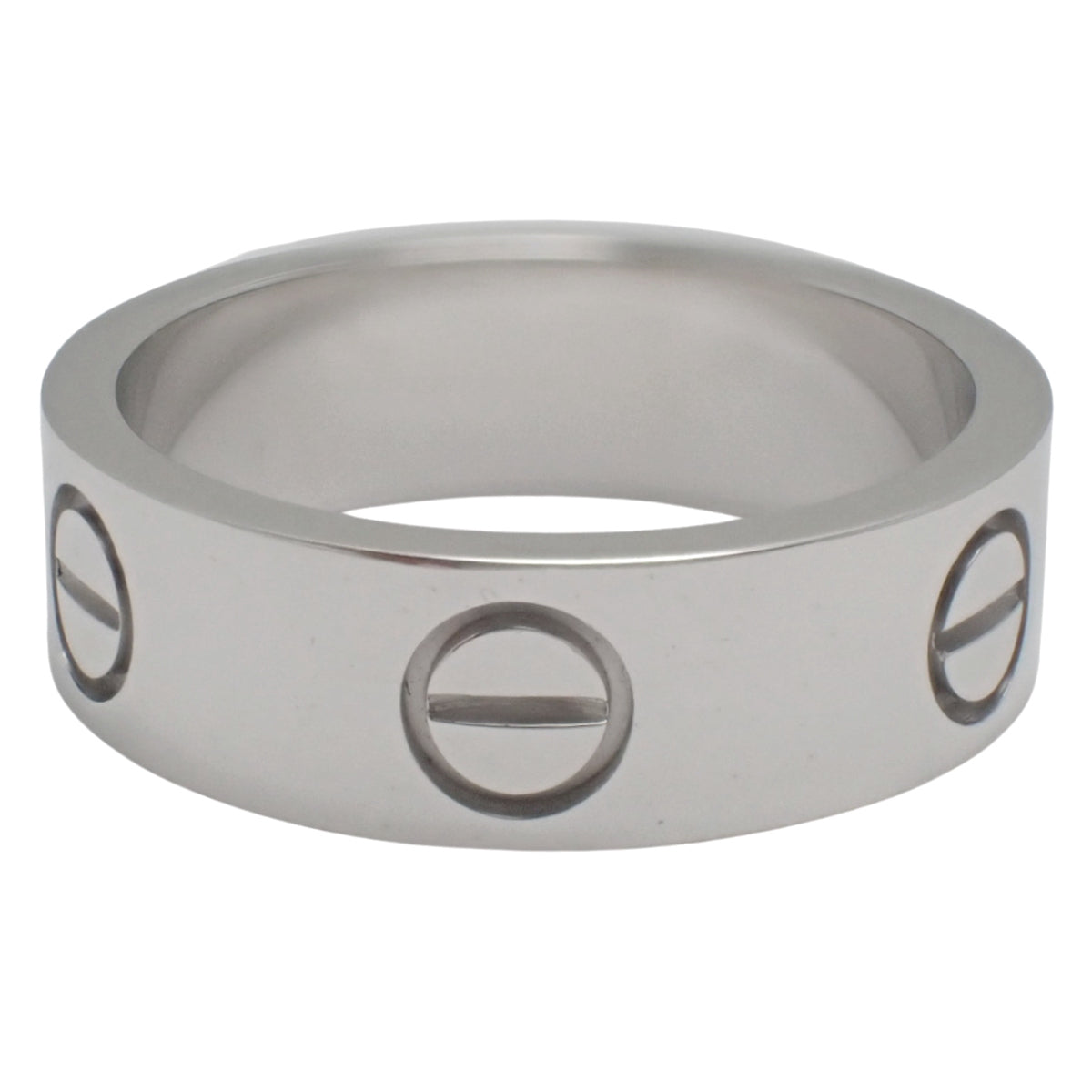 LOVE Ring Classic Model White Gold K18WG 50 7.0g
