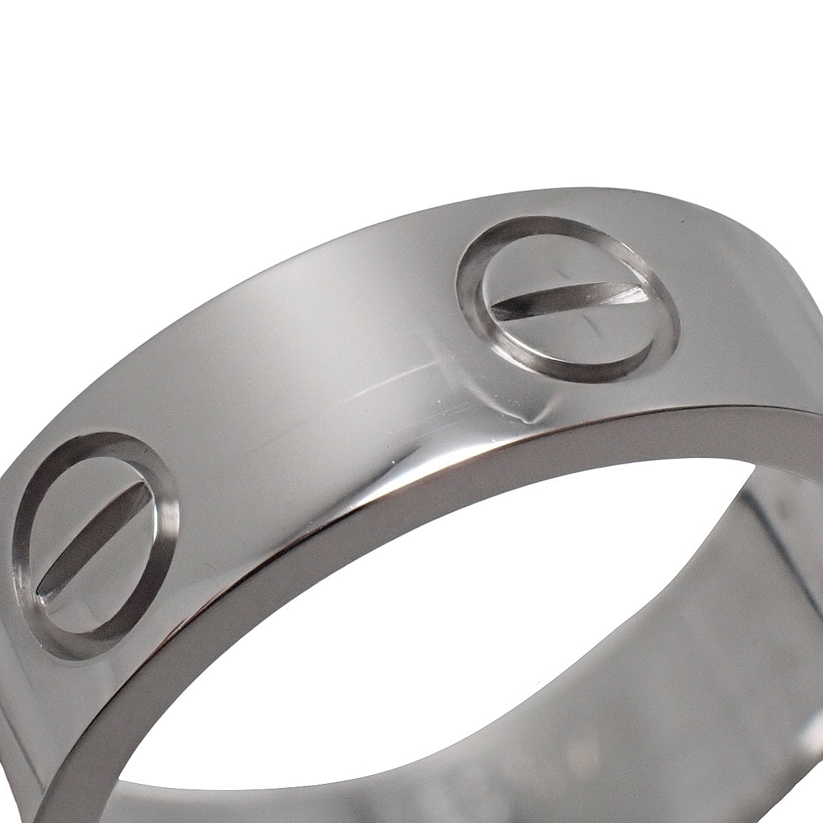 LOVE Ring Classic Model White Gold K18WG 50 7.0g