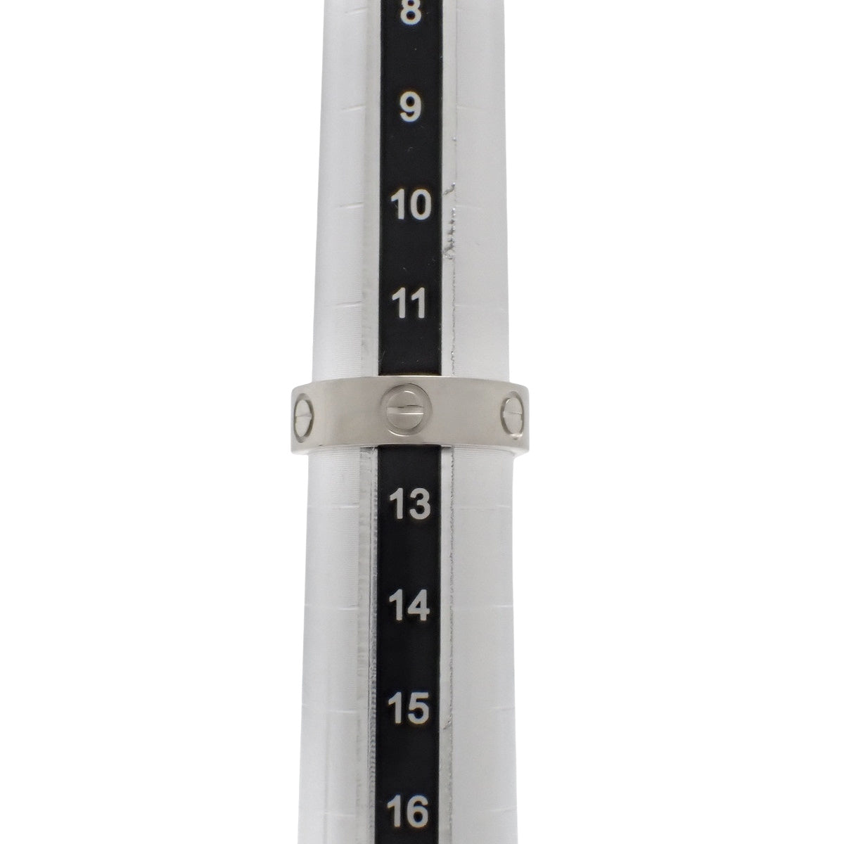 LOVE リング ホワイトゴールド K18WG 7.1g