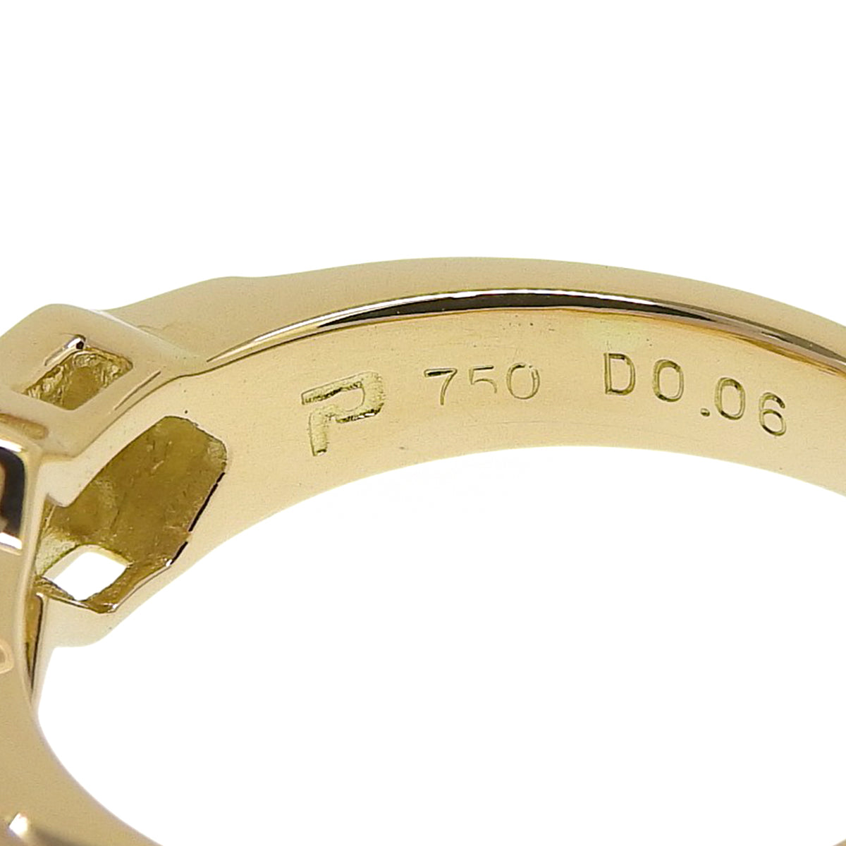 红宝石/钻石戒指，红宝石0.12克拉/钻石0.06克拉，18K黄金，5.9克