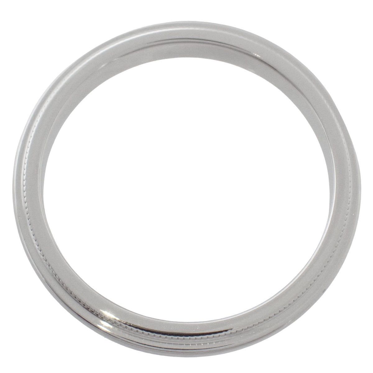 Milgrain Band Ring Platinum Pt950 5.4g