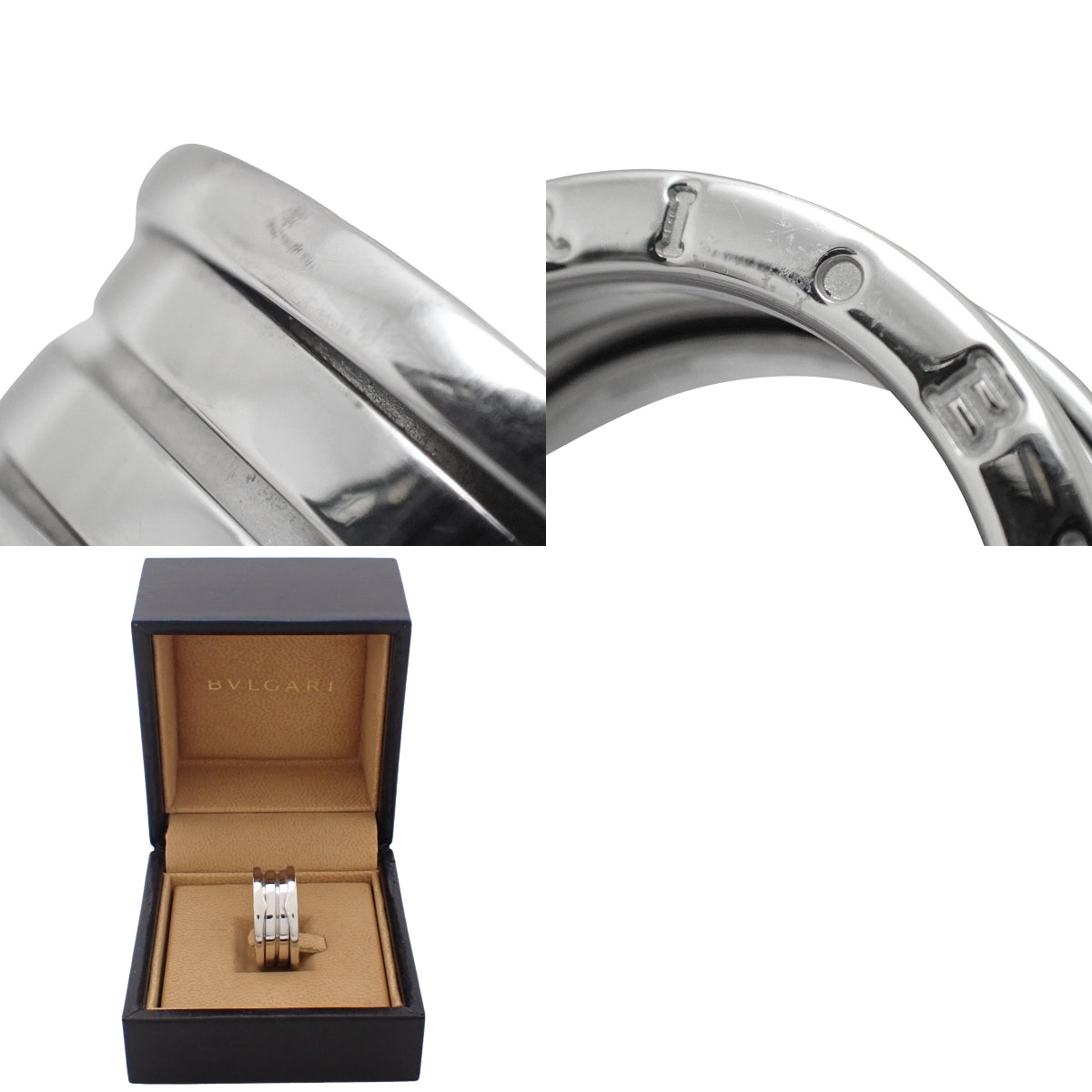 B.zero1 Ring White Gold K18WG 9.3g