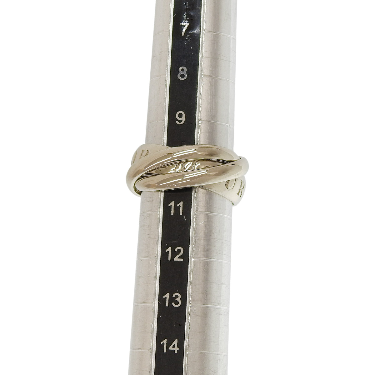 三位一体戒指 1998 圣诞限量版 K18WG 10.6克