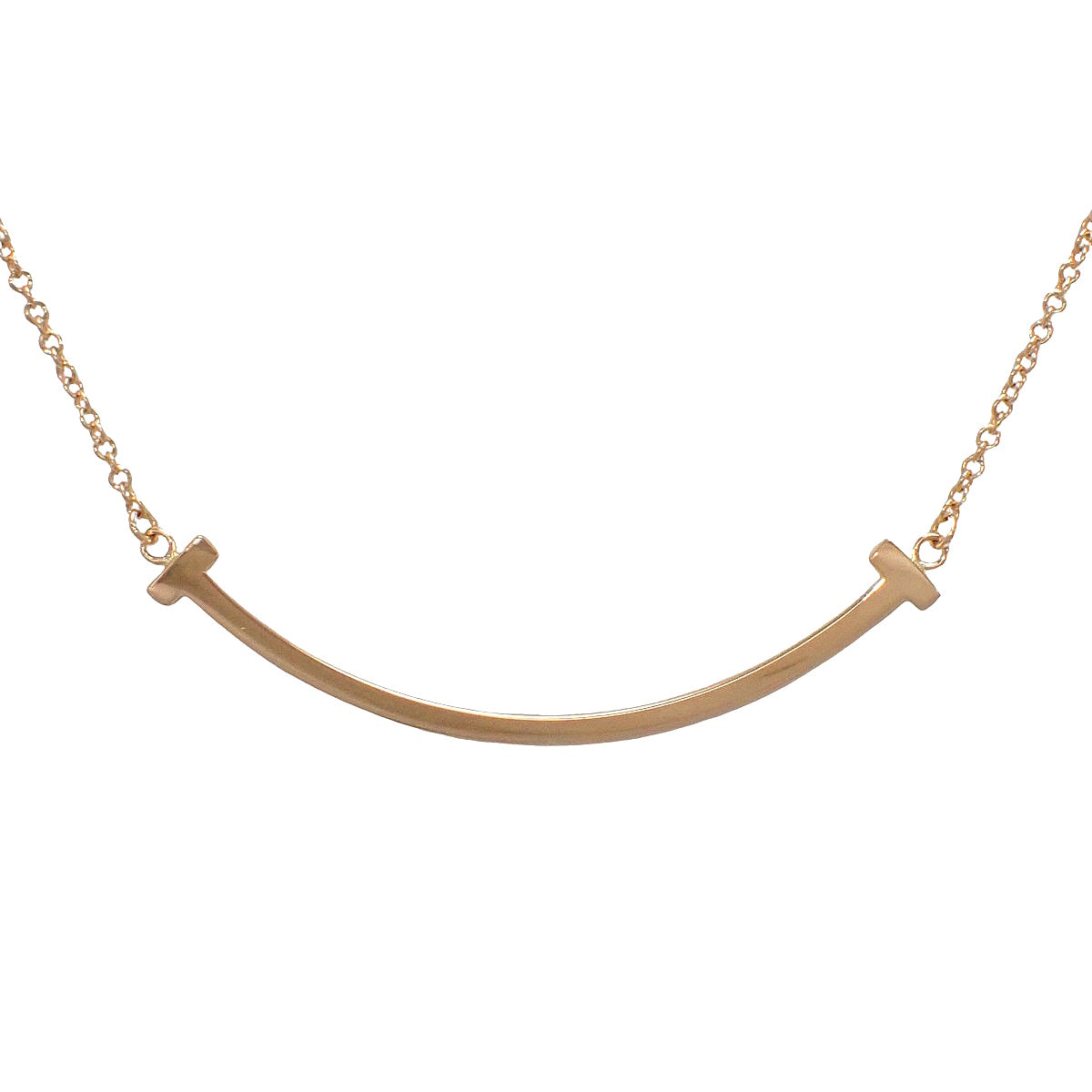 スマイル ペンダント スモール ピンクゴールド K18PG 2.8g