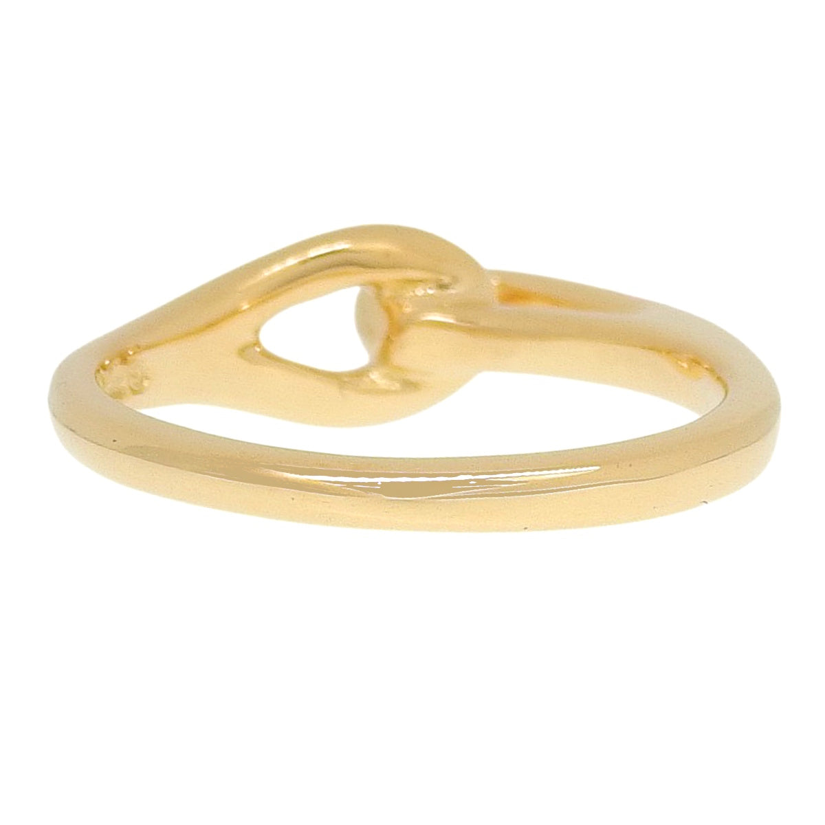 ノット リング イエローゴールド K18YG