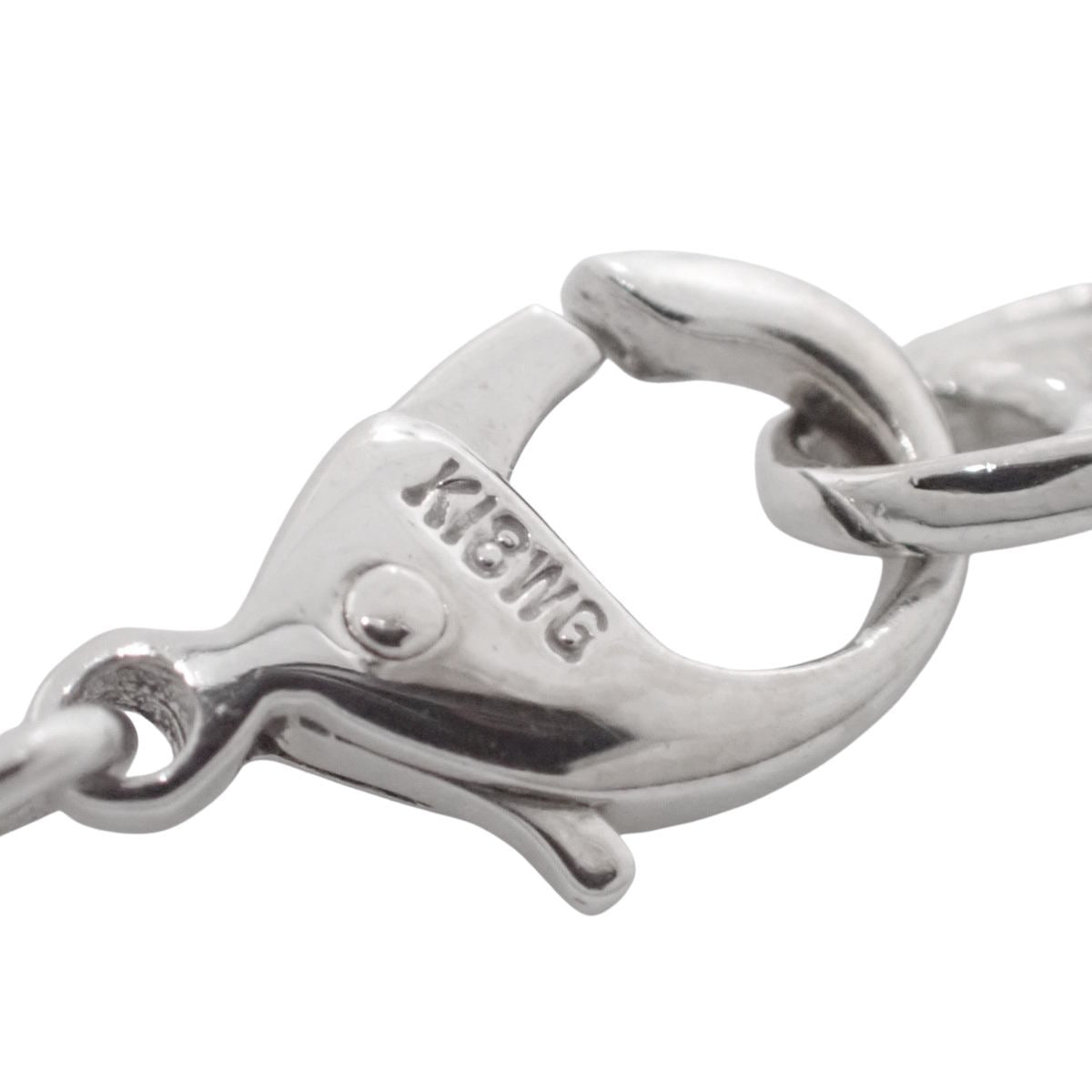 No.2 ダイヤモンドネックレス D0.65 ホワイトゴールド K18WG 17.8g