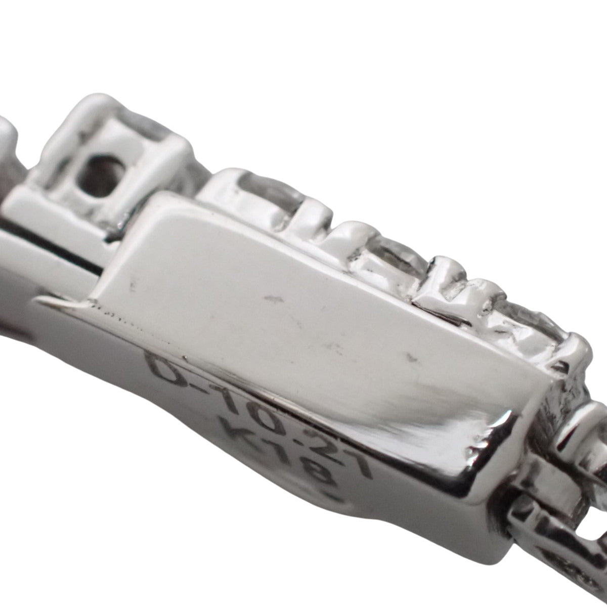 テニスダイヤモンドネックレス D10.21 ホワイトゴールド K18WG 21.0g