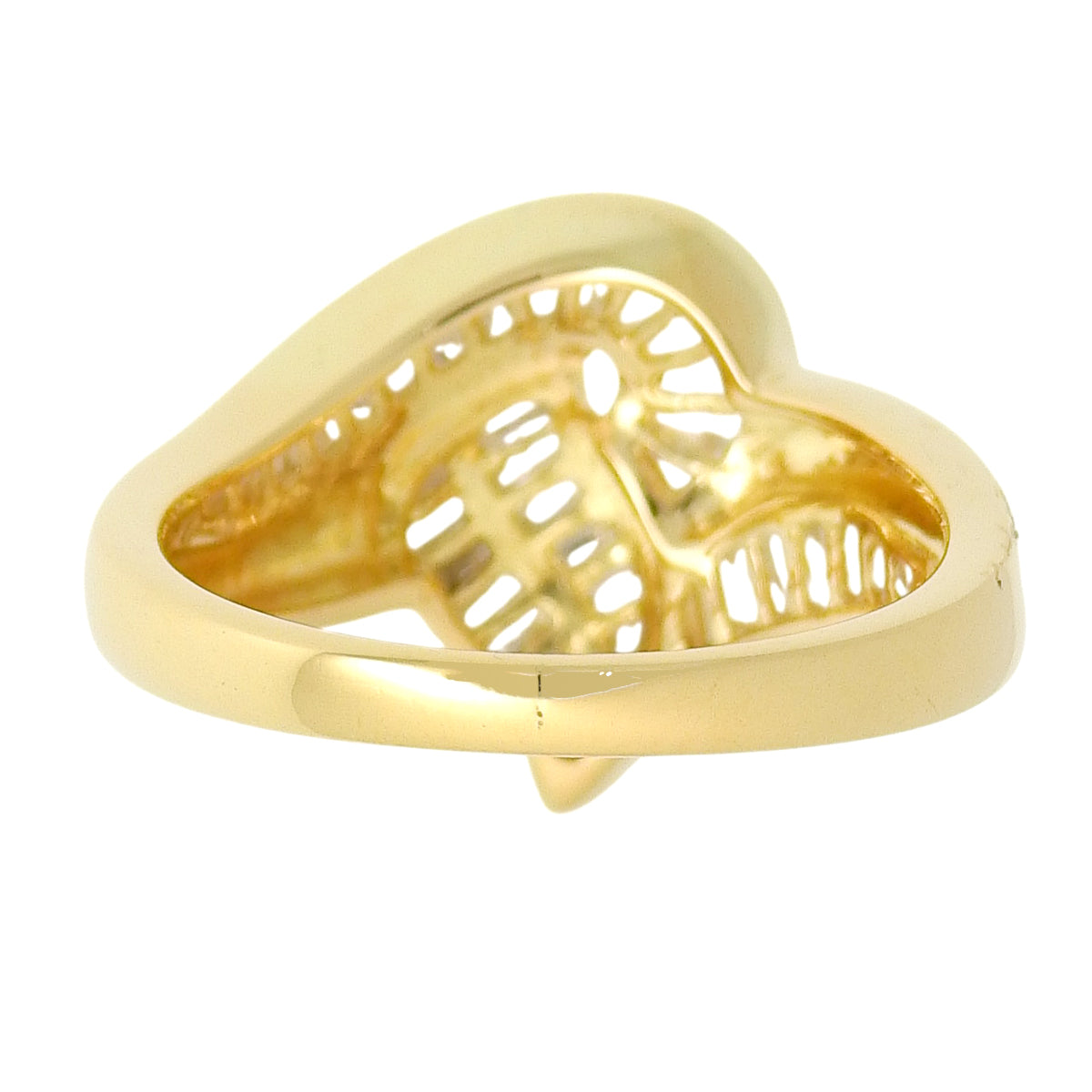 Diamond Ring D1.01 K18YG 5.3g