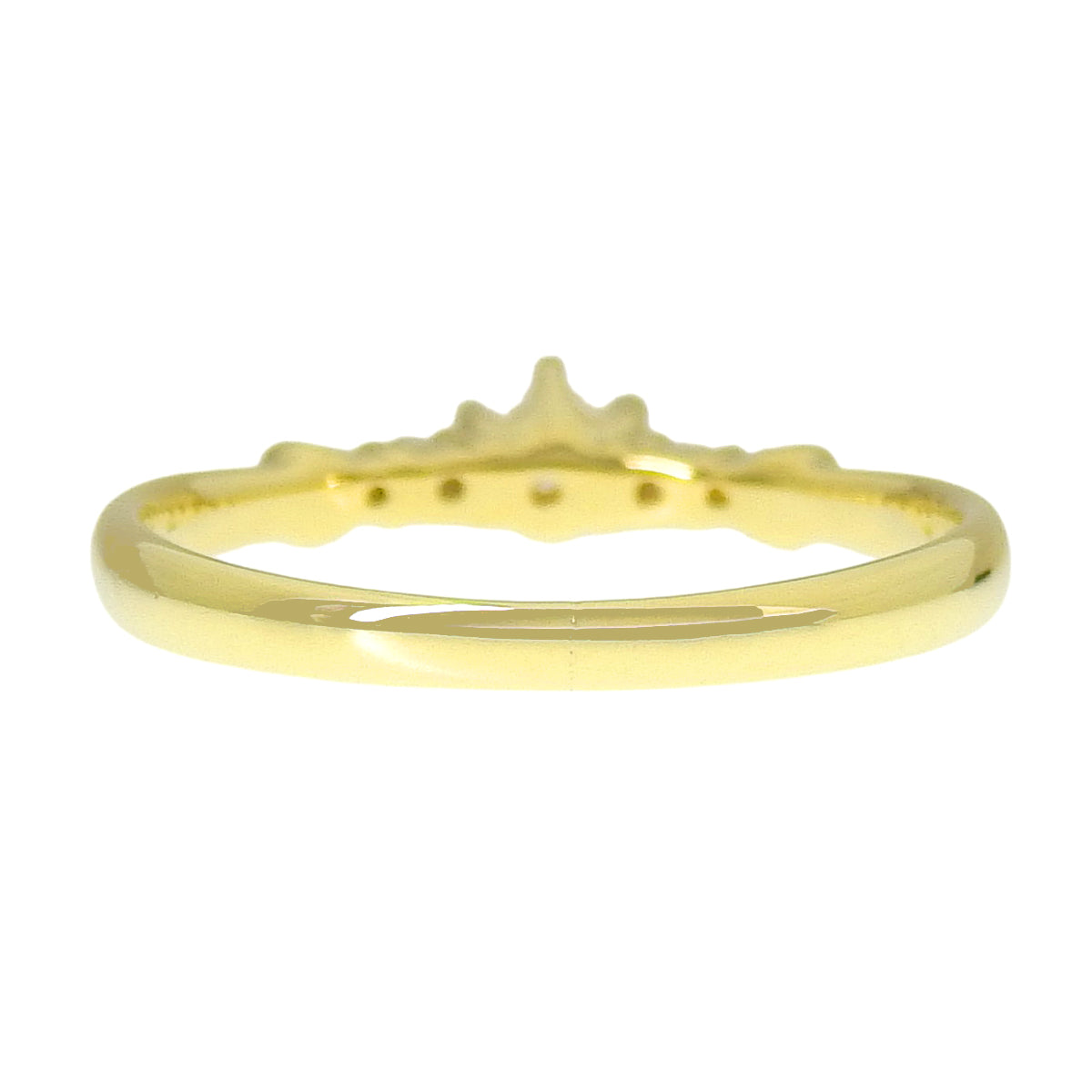Diamond Ring D0.20 Yellow Gold K18YG 2.0g