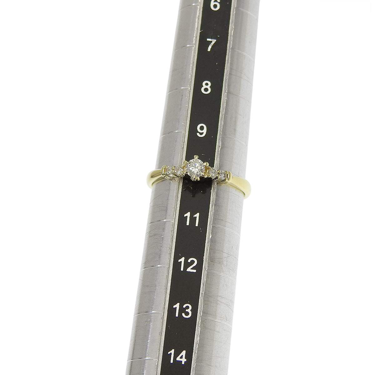 ダイヤモンド リング D0.20 イエローゴールド K18YG 2.0g