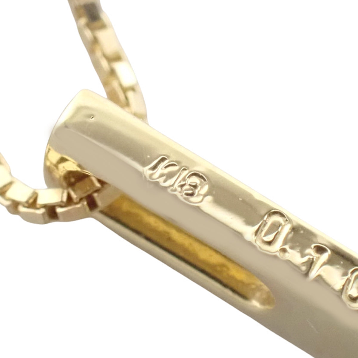 ダイヤモンド ネックレス 0.10 イエローゴールド K18YG 2.5g