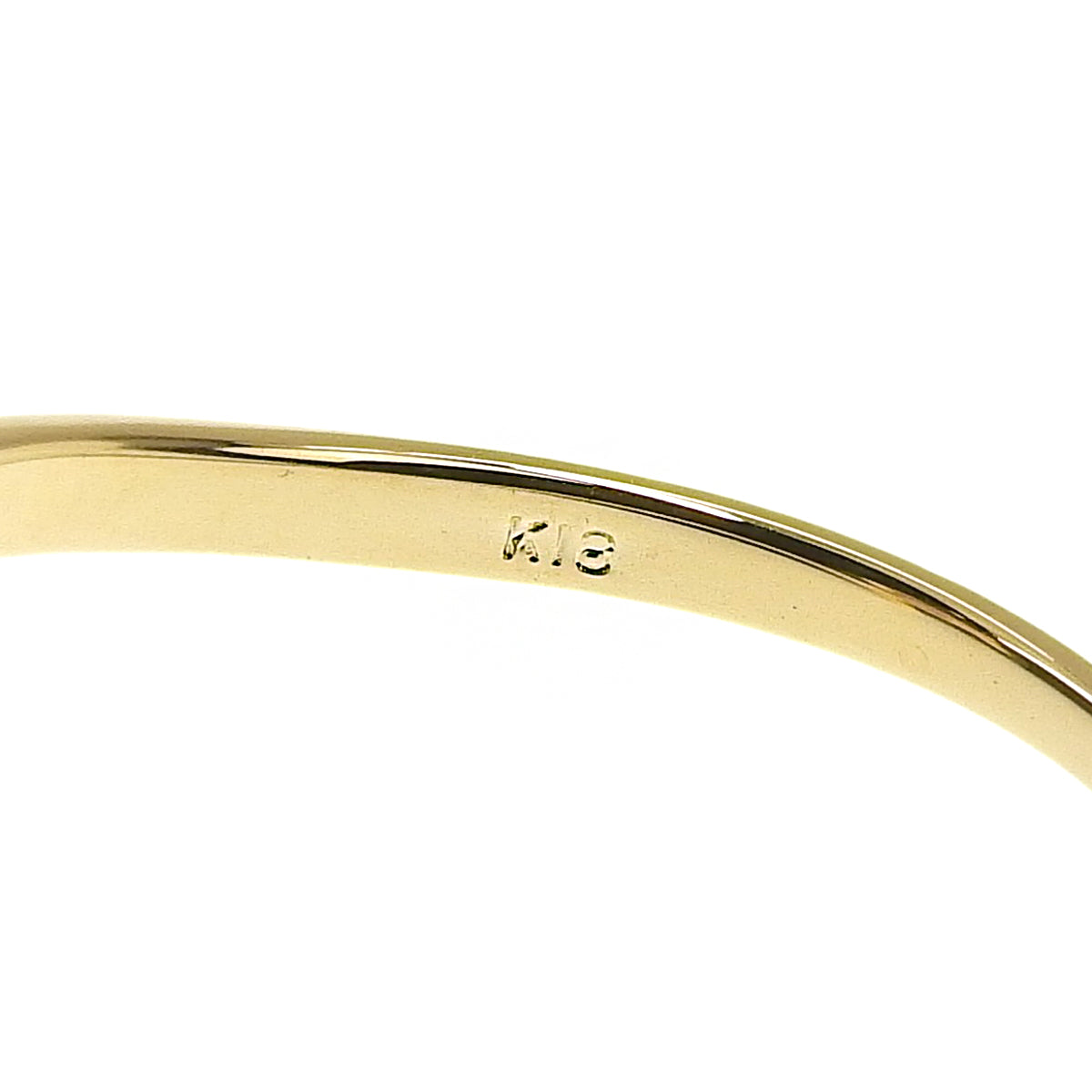 ダイヤモンド リング D0.12 K18YG 1.4g