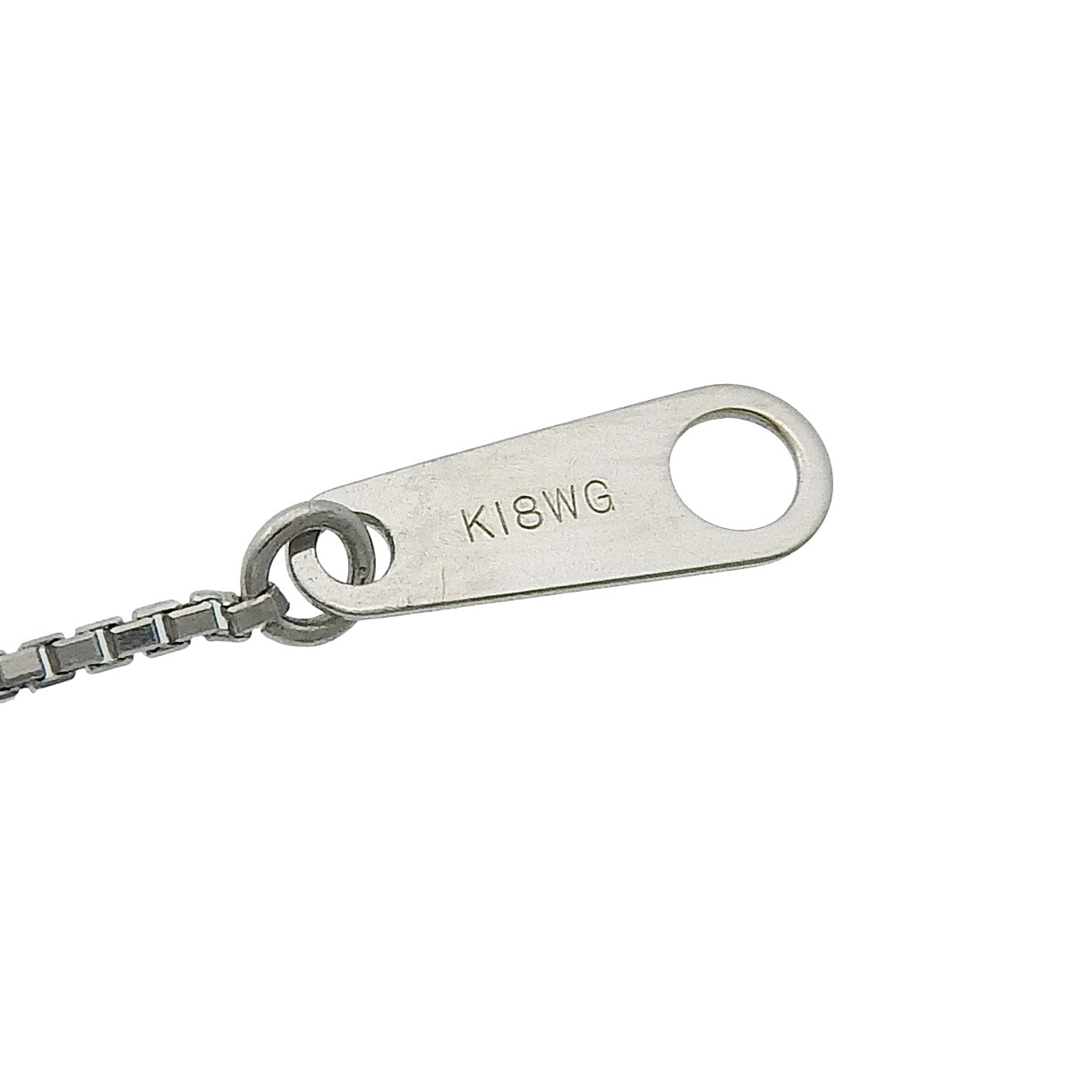3PD 縦ダイヤモンド ネックレス D0.50 ホワイトゴールド K18WG 3.2g