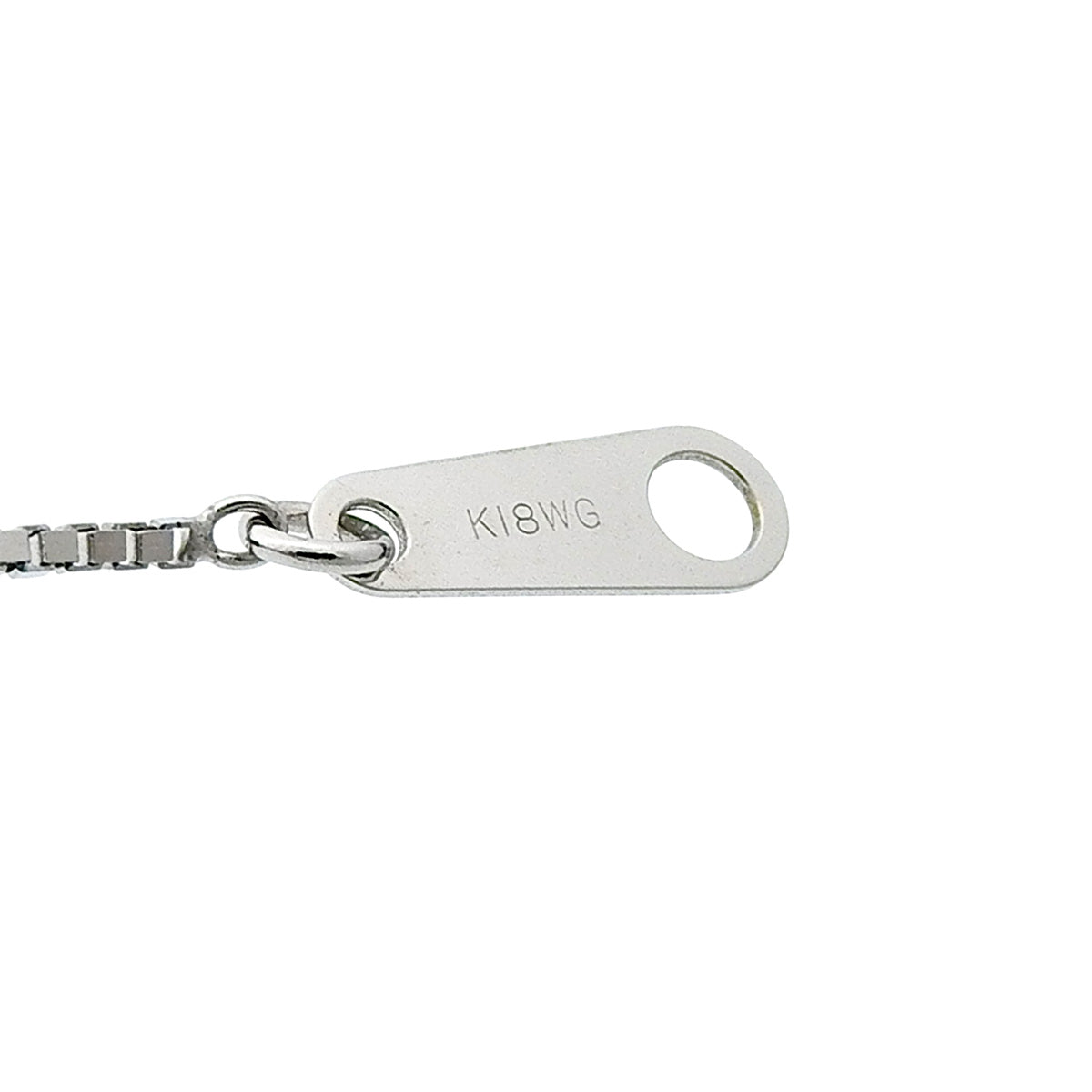 ダイヤモンドネックレス D0.58 ホワイトゴールド K18WG 3.8g 3PD