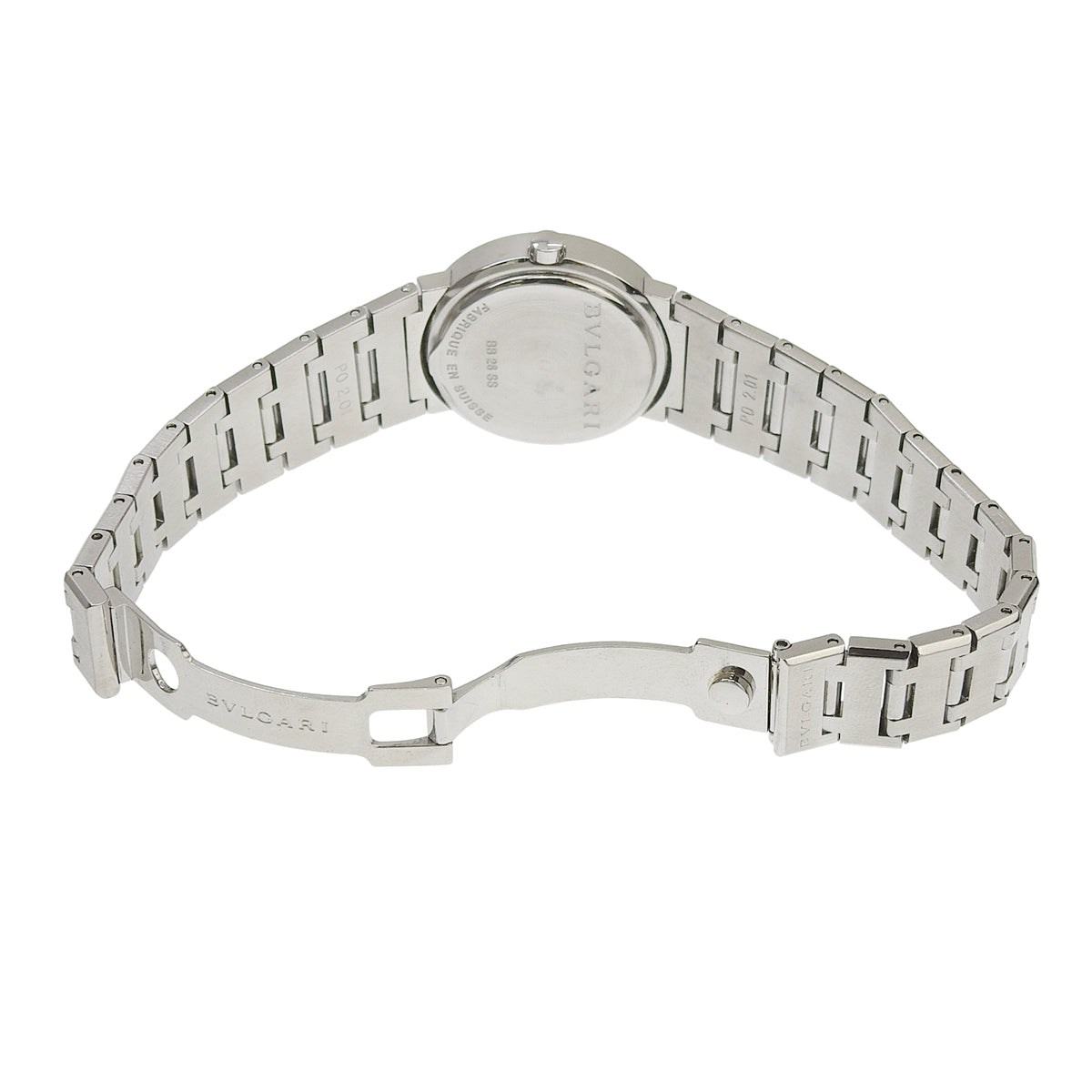 ブルガリブルガリ BB26SS SS ブラック クオーツ レディース