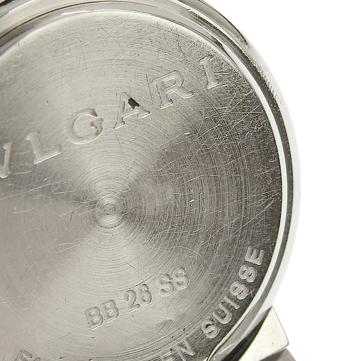 ブルガリブルガリ BB26SS SS ブラック クオーツ レディース