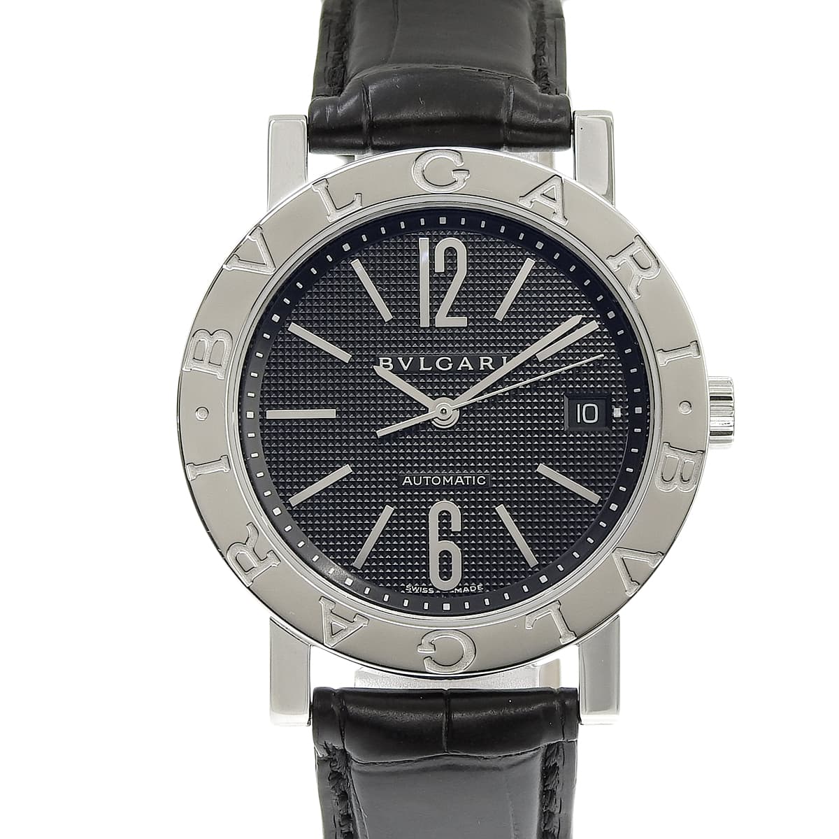 Bvlgari Bvlgari BB38SL SS Black Automatic Men's