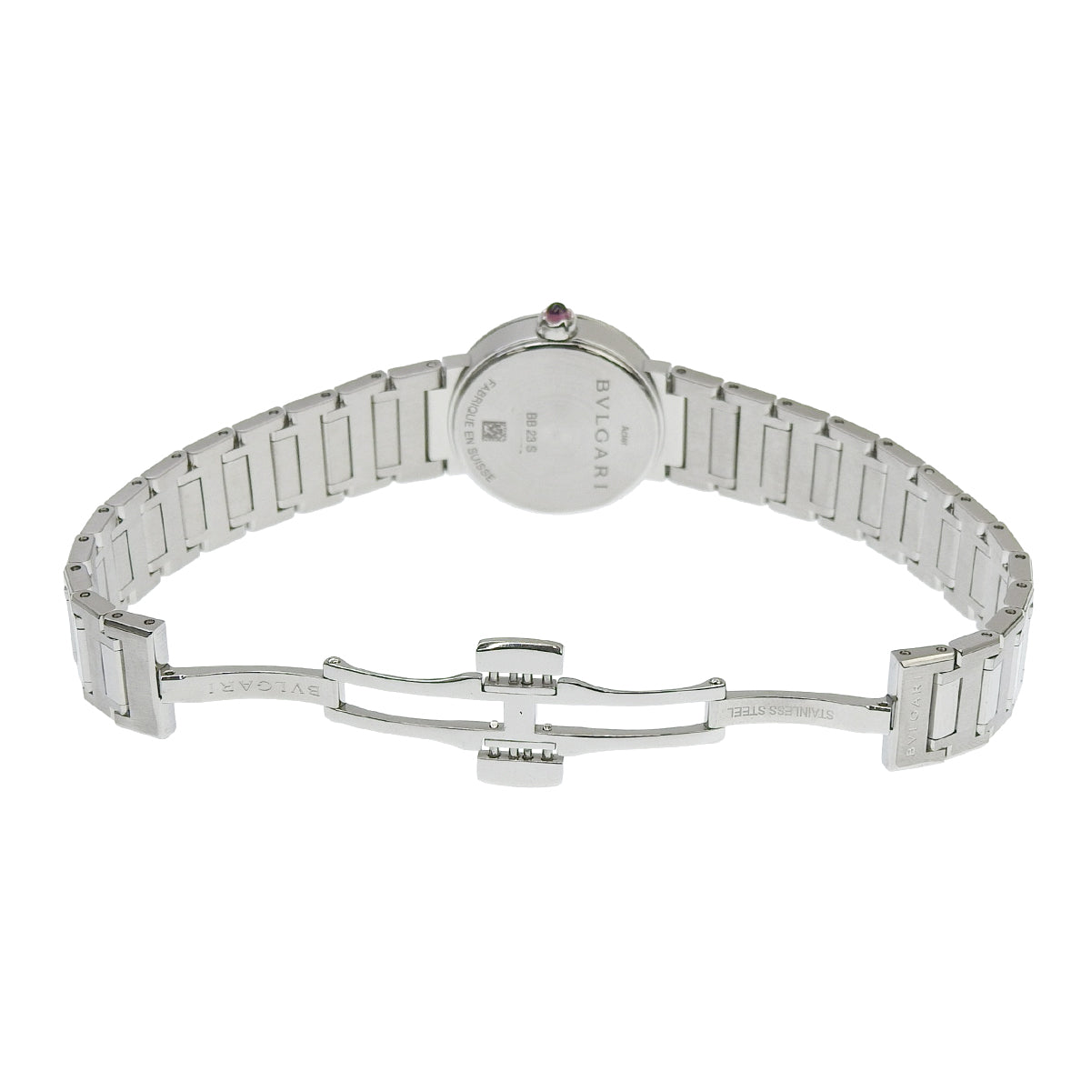 BVLGARI BVLGARI BB23S SS Black Quartz Ladies