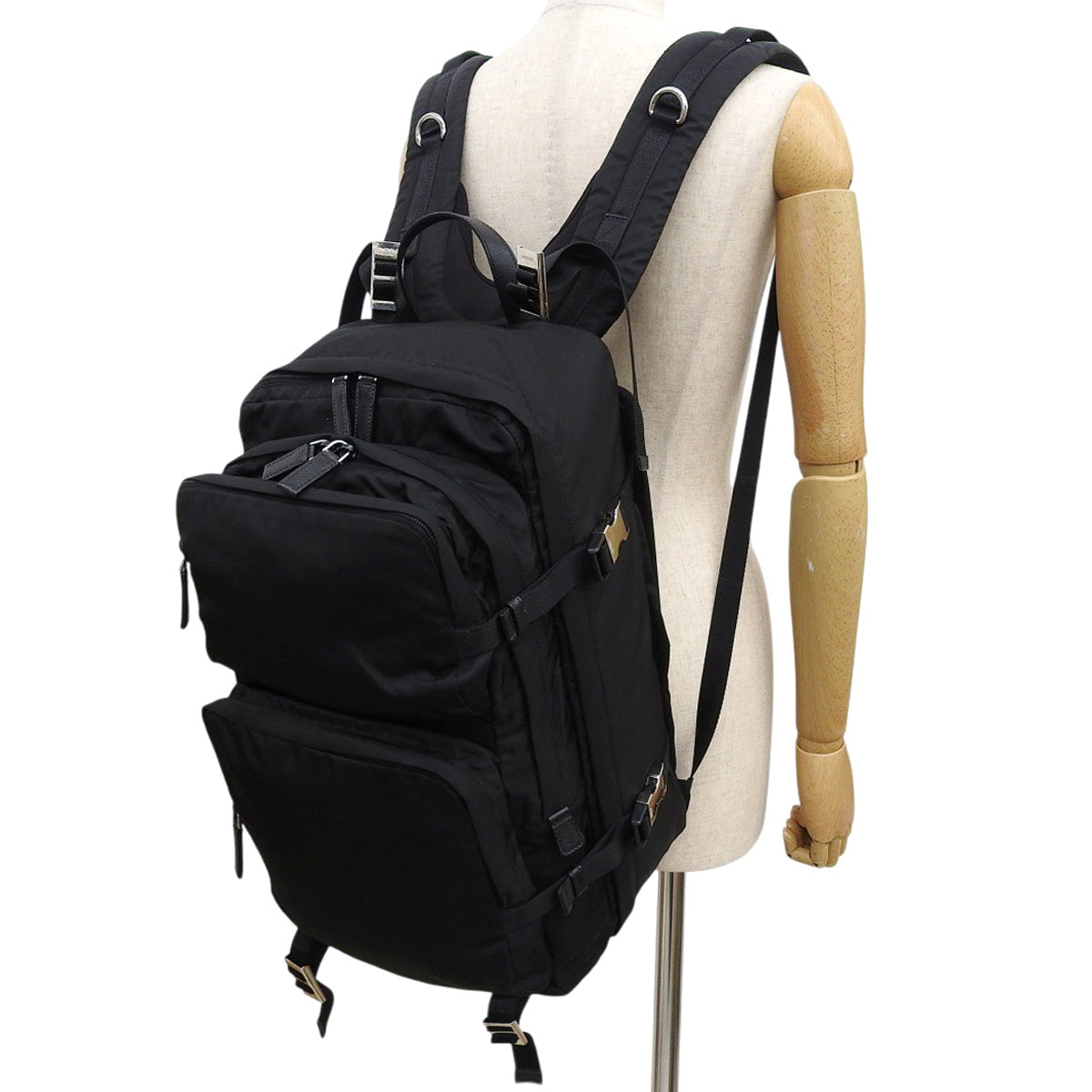 Tessuto Nylon Backpack NERO 2VZ001