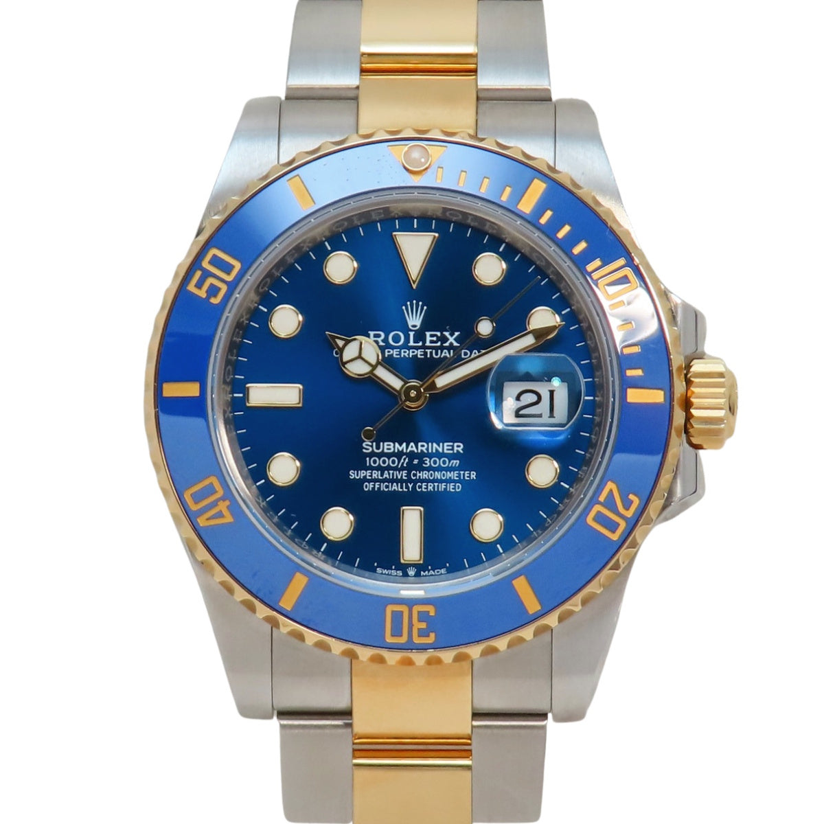 サブマリーナー 126613LB YG/SS ランダム番 ブルー 自動巻き メンズ