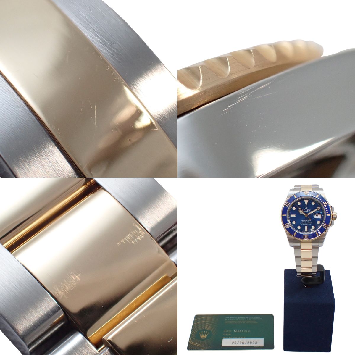 サブマリーナー 126613LB YG/SS ランダム番 ブルー 自動巻き メンズ