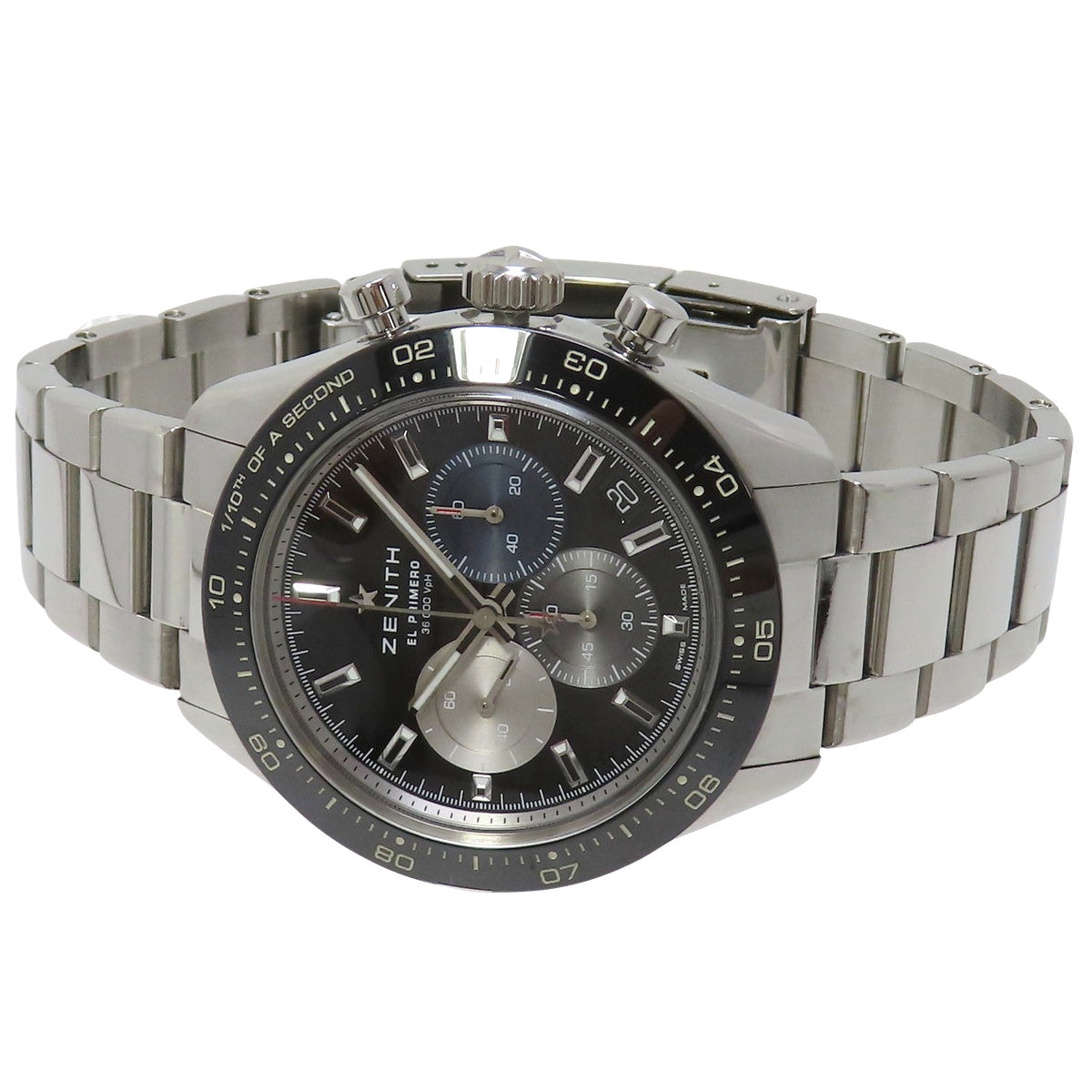 クロノマスター スポーツ 03.3100.3600/21.M3100 SS ブラック 自動巻き メンズ