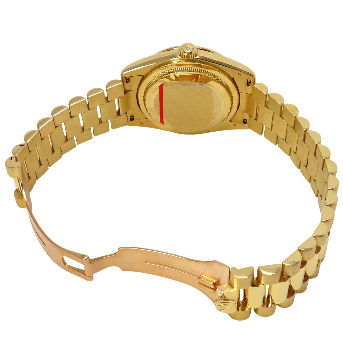 Day-Date Diamond Bezel 118348G YG P Series Champagne Computer Dial 10PD Automatic Men's