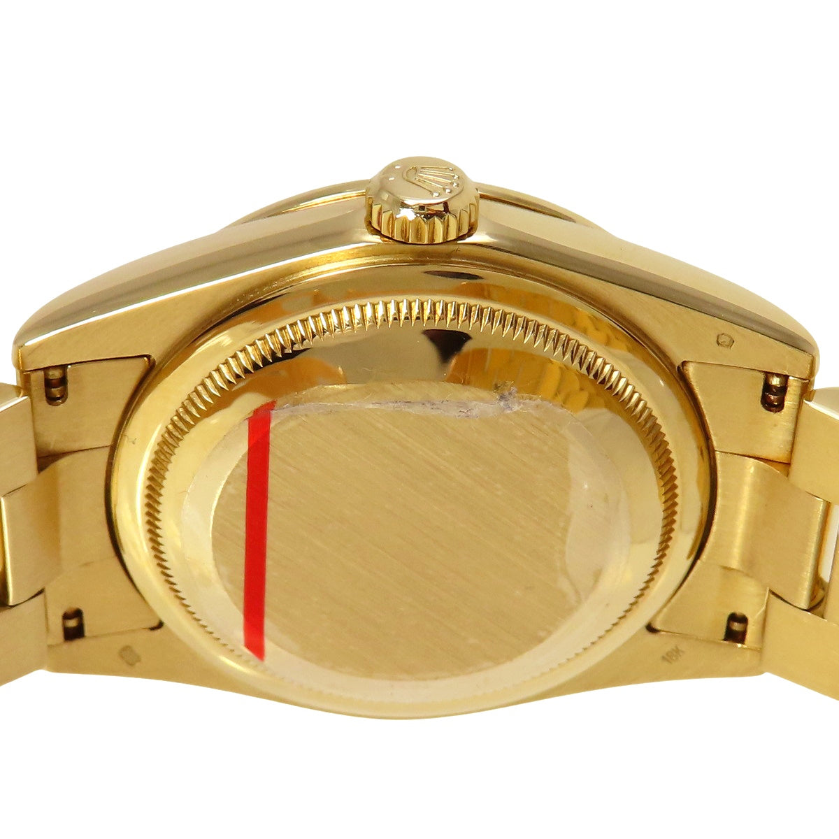 Day-Date Diamond Bezel 118348G YG P Series Champagne Computer Dial 10PD Automatic Men's