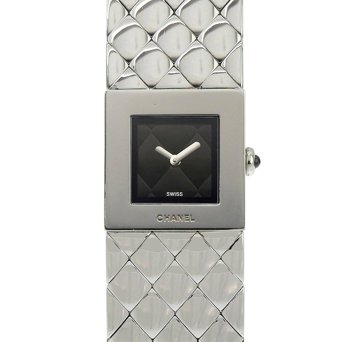 Matelassé H0009 SS 黑色 石英 女士腕表