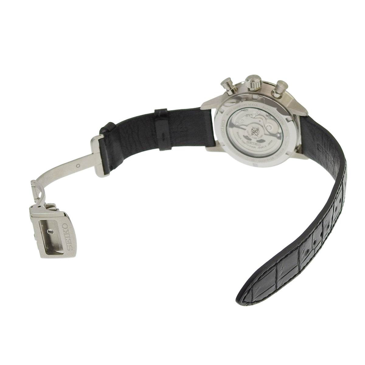 プロスペックス スピードタイマー メカニカルクロノグラフ ウォッチサロン限定モデル SBEC011 SS/革 ライトブルー 自動巻き メンズ