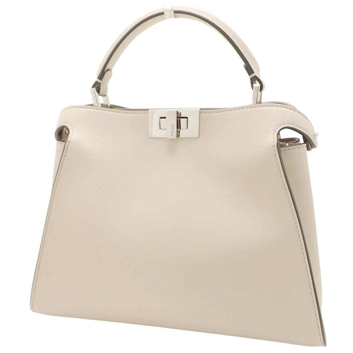 ピーカブーエッセンシャリー レザー ベージュ アイボリー