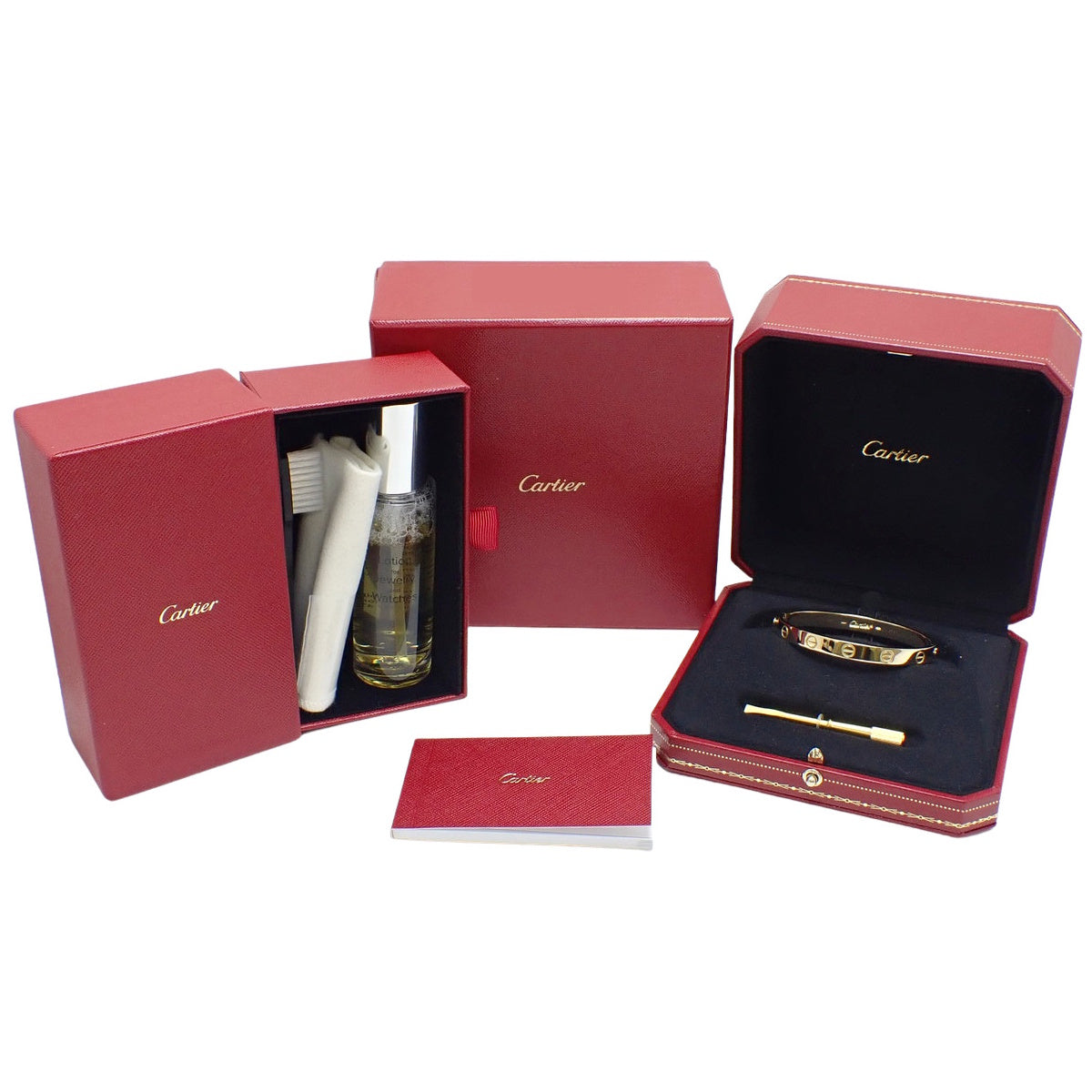 LOVE ブレスレット クラシックモデル イエローゴールド YG アクセサリー ジュエリー ラブブレスレット