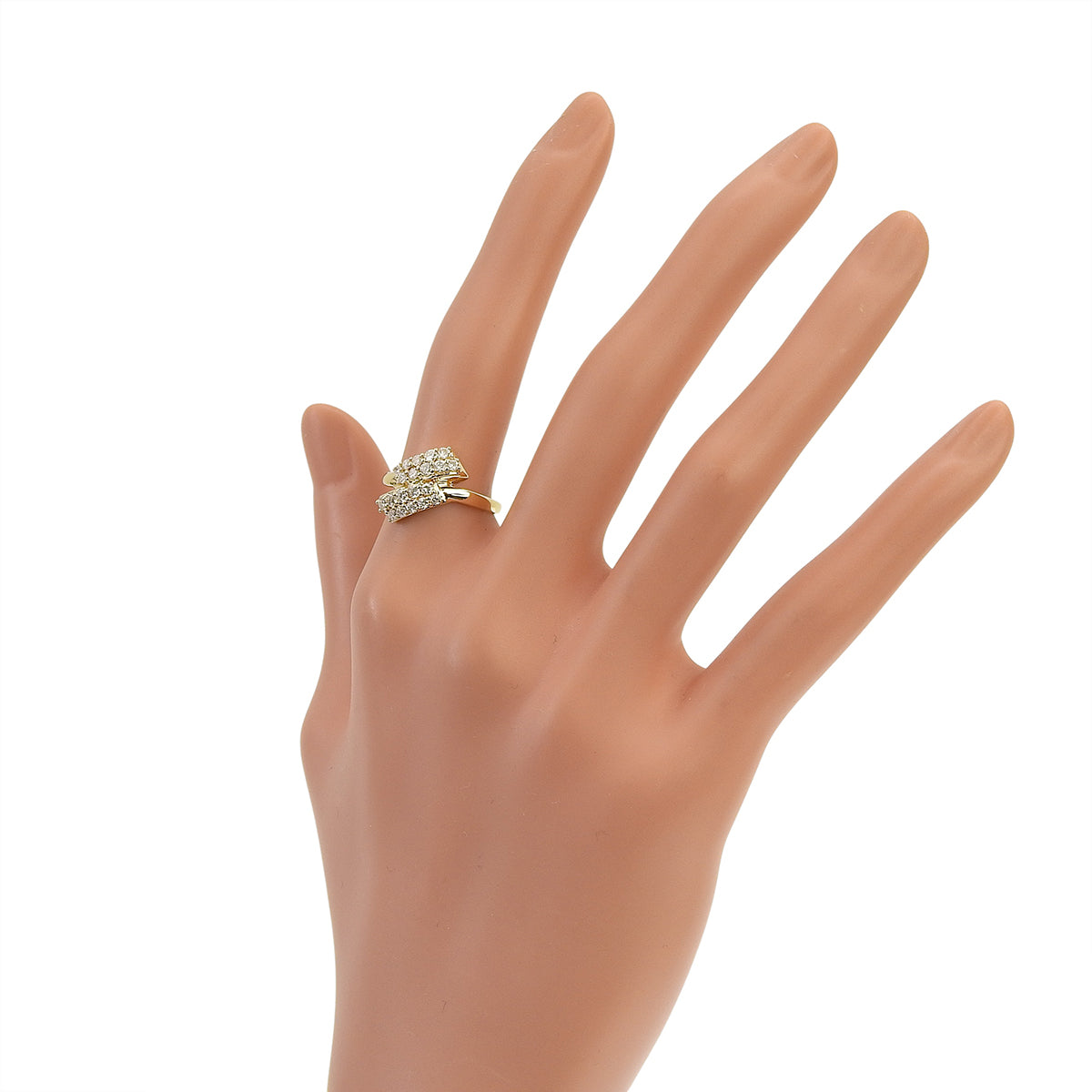 ダイヤモンド リング D0.55 イエローゴールド K18YG 3.5g